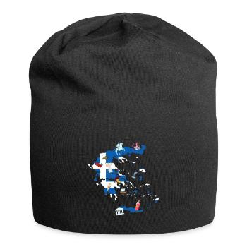 Grèce - Bonnet en jersey - noir - Devant
