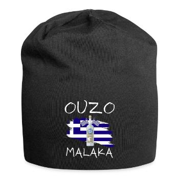 Ouzo Malaka - Jersey-Beanie - Schwarz - Vorne