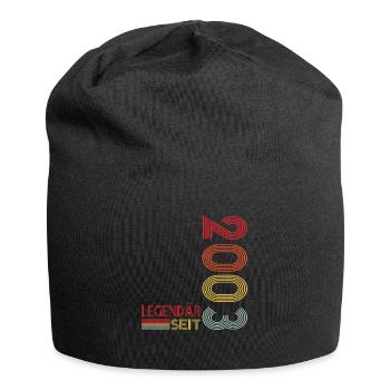 Geburtstag Geboren 2003 Mann Legendär seit 2003 - Jersey-Beanie - Schwarz - Vorne