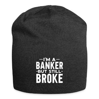 Bänker Bank Geld Banker - Jersey-Beanie - Anthrazit - Vorne