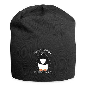 I'm Not Short I'm Penguin Size - Jersey-Beanie - Schwarz - Vorne