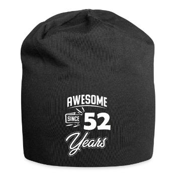 52 Fête d’anniversaire Ancienne année de construction - Bonnet en jersey - noir - Devant