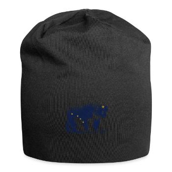 Alaska Tshirt Hommes Femmes Enfants USA Pôle Nord - Bonnet en jersey - noir - Devant