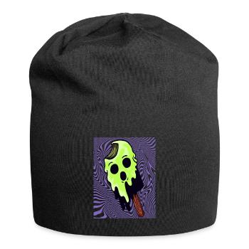 Halloween Geschenk Hexe Ice Cream Mörder Horror - Jersey-Beanie - Schwarz - Vorne