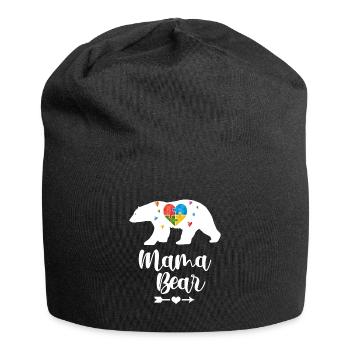 Autistic Autism Autism Awareness Day Asperger's Child - Jersey Beanie - black - Front