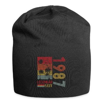Geburtstag Geboren 1987 Mann Legendär seit 1987 - Jersey-Beanie - Schwarz - Vorne