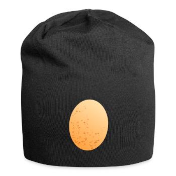 Oeuf oeuf poule - Bonnet en jersey - noir - Devant
