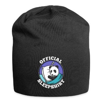 Chemise de nuit officielle Panda - Bonnet en jersey - noir - Devant