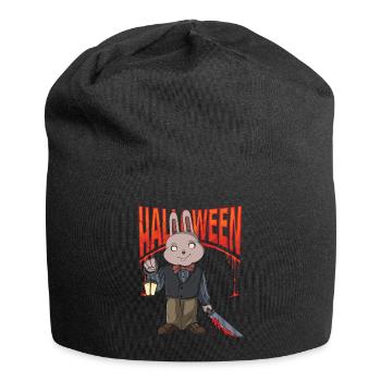 Zombie Gruslig Monster Halloween Tot Horrorfilm - Jersey-Beanie - Schwarz - Vorne