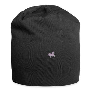 Riding Rider Horse Pocket Design - Jersey Beanie - black - Front