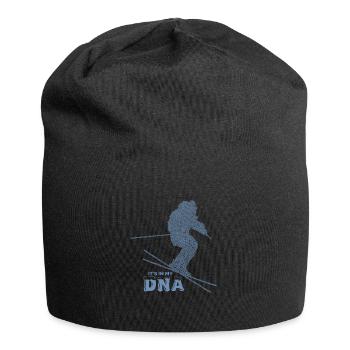 Snowboarder Geschenkideen meine DNA - Jersey-Beanie - Schwarz - Vorne