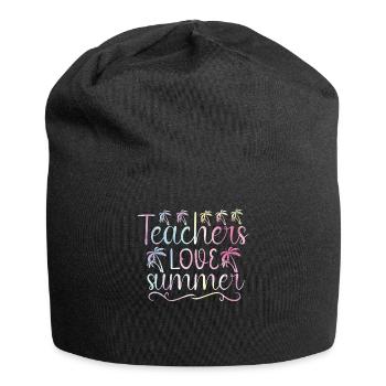 Summer-back To School Bonding Rainbow - Jersey Beanie - black - Front