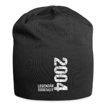 Geburtstag Geboren 2004 Mann Legendär seit 2004 - Jersey-Beanie - Schwarz - Vorne