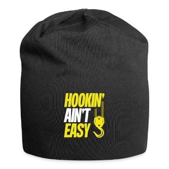 Abschleppen Ist Nicht Einfach - Jersey-Beanie - Schwarz - Vorne