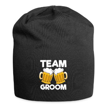 Groom Team - Jersey Beanie - black - Front