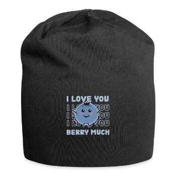 Blueberry Blueberry Shrub Forest Forest Fruit - Jersey Beanie - black - Front