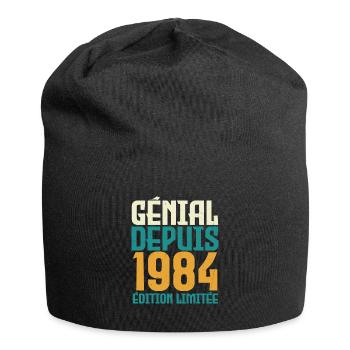 Génial depuis 1984 - Bonnet en jersey - noir - Devant