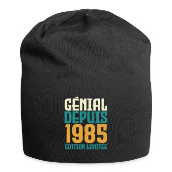 Génial depuis 1985 - Bonnet en jersey - noir - Devant