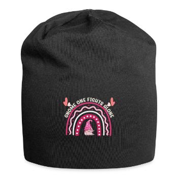 Gnome One Fights Alone Breast Cancer - Jersey Beanie - black - Front
