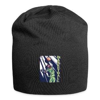 Ball Love Basketball Joueur d’équipe parfait - Bonnet en jersey - noir - Devant