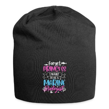 Meeresbiologie Meer Meeresbiologe Biolgie Geschenk - Jersey-Beanie - Schwarz - Vorne