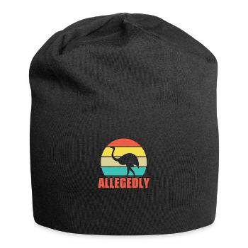 Autruche - Bonnet en jersey - noir - Devant