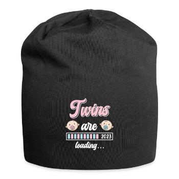 Twin Mom Twins charge Young Girls Mom - Bonnet en jersey - noir - Devant