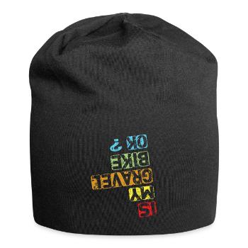 Is My Gravel Bike Ok - Gravel Bike Gravel Ride - Jersey Beanie - black - Front