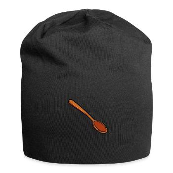 Wooden spoon - Jersey Beanie - black - Front