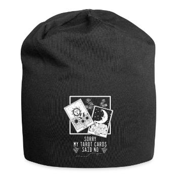 Gothic Moon Sun Tarot Card Said No Halloween - Jersey-Beanie - Schwarz - Vorne