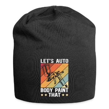 Fahrzeuglackierer Lackierer Airbrush Geschenk - Jersey-Beanie - Schwarz - Vorne