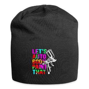 Lackierer Airbrush Fahrzeuglackierer Geschenk - Jersey-Beanie - Schwarz - Vorne