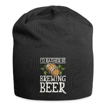I'd rather be brewing beer - Jersey Beanie - black - Front