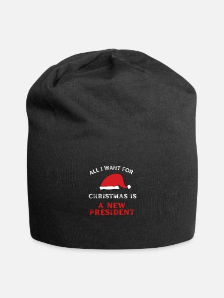 Drôle de président Memes Anti Biden Noël Drôle P - Bonnet en jersey - noir