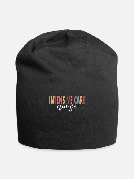 Leben als Intensivpfleger - Jersey-Beanie - Schwarz