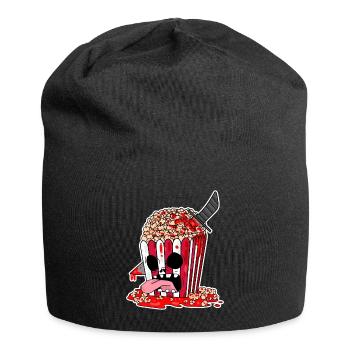 Film d’horreur Film d’horreur Popcorn Cadeau - Bonnet en jersey - noir - Devant