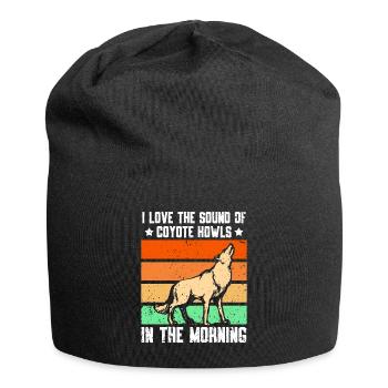 Chasseurs de coyotes - Bonnet en jersey - noir - Devant