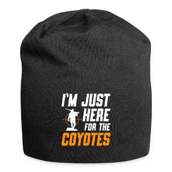 Chasseurs de coyotes - Bonnet en jersey - noir - Devant
