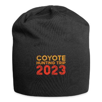 Coyote Jäger - Jersey-Beanie - Schwarz - Vorne