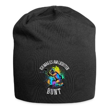 Paintball - Jersey-Beanie - Schwarz - Vorne