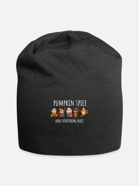 Tasse à café Pumpkin Coffee Lover - Bonnet en jersey - noir