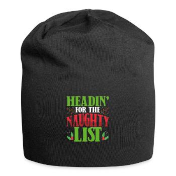 Join the naughty list - Jersey Beanie - black - Front