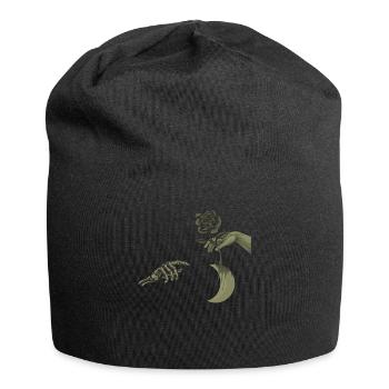 Occult Artwork Art Rose Satanic Gothic Halloween - Jersey-Beanie - Schwarz - Vorne