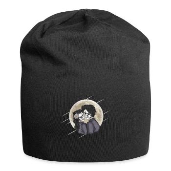 Goth Skeleton Lovers Tarot Gothic Halloween - Jersey-Beanie - Schwarz - Vorne
