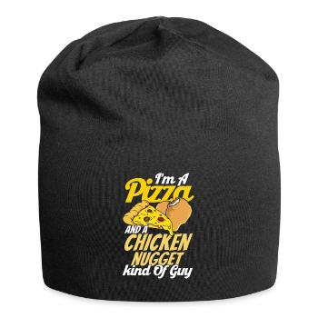 Pizza Food Pizzeria Pizza slice Pizza maker - Jersey Beanie - black - Front