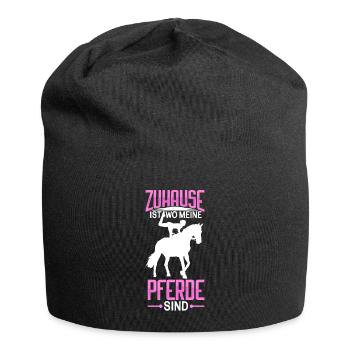Voltigieren - Jersey-Beanie - Schwarz - Vorne