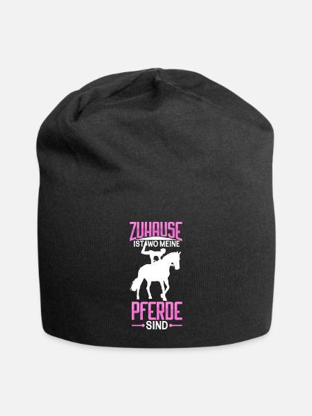 Voltigieren - Jersey-Beanie - Schwarz