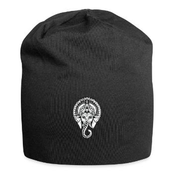 Ganesha I Hinduism Buddhism Motif for - Jersey Beanie - black - Front