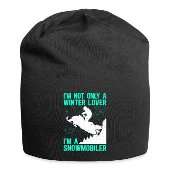 Snowmobile Snowmobile Gift - Jersey Beanie - black - Front