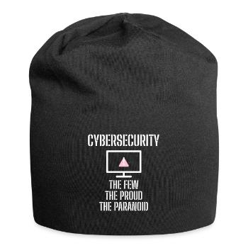 Cybersecurity - IT Security Computer Scientists - Jersey Beanie - black - Front